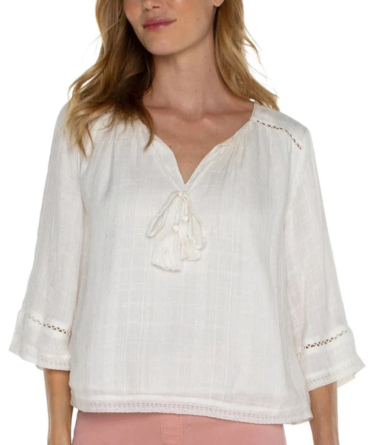 Shirred Woven Top