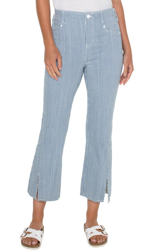 Gia Stripe Twisted Seam Jeans