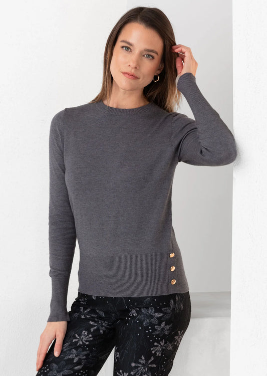 Angela Fabric Pullover Sweater