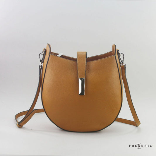 U Shape Handbag - Medium Leather Bag
