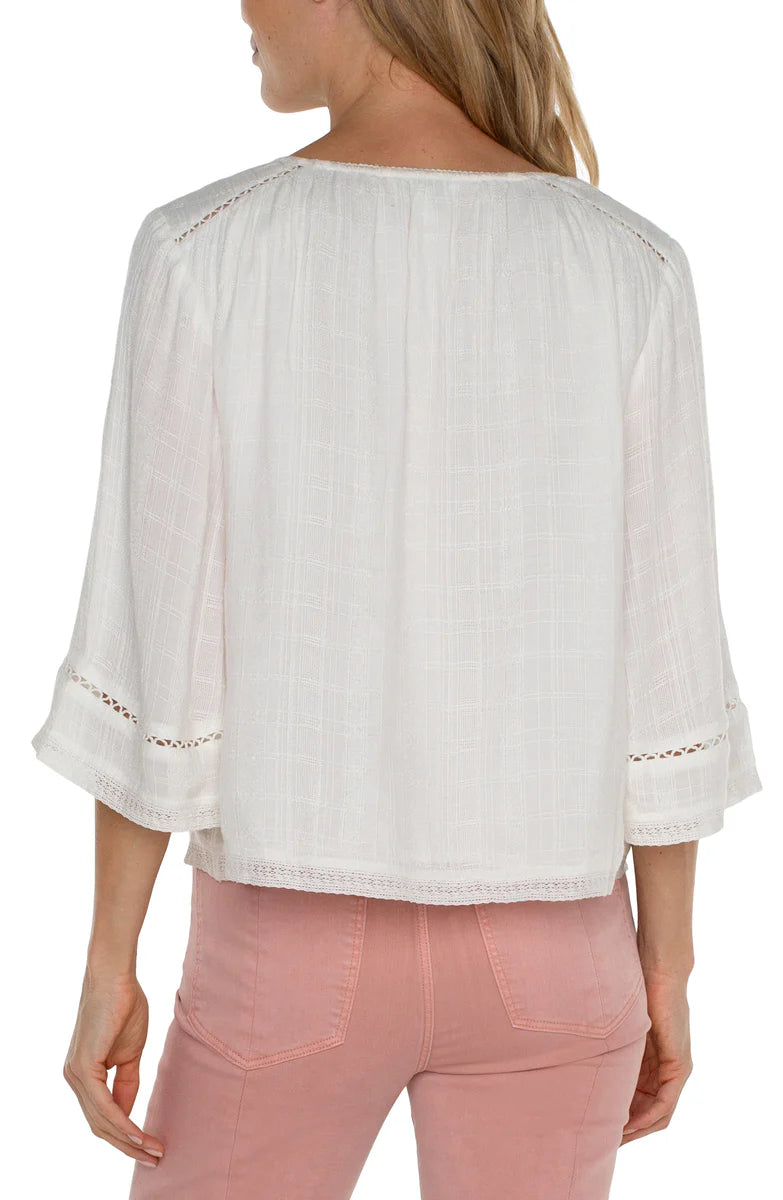 Shirred Woven Top