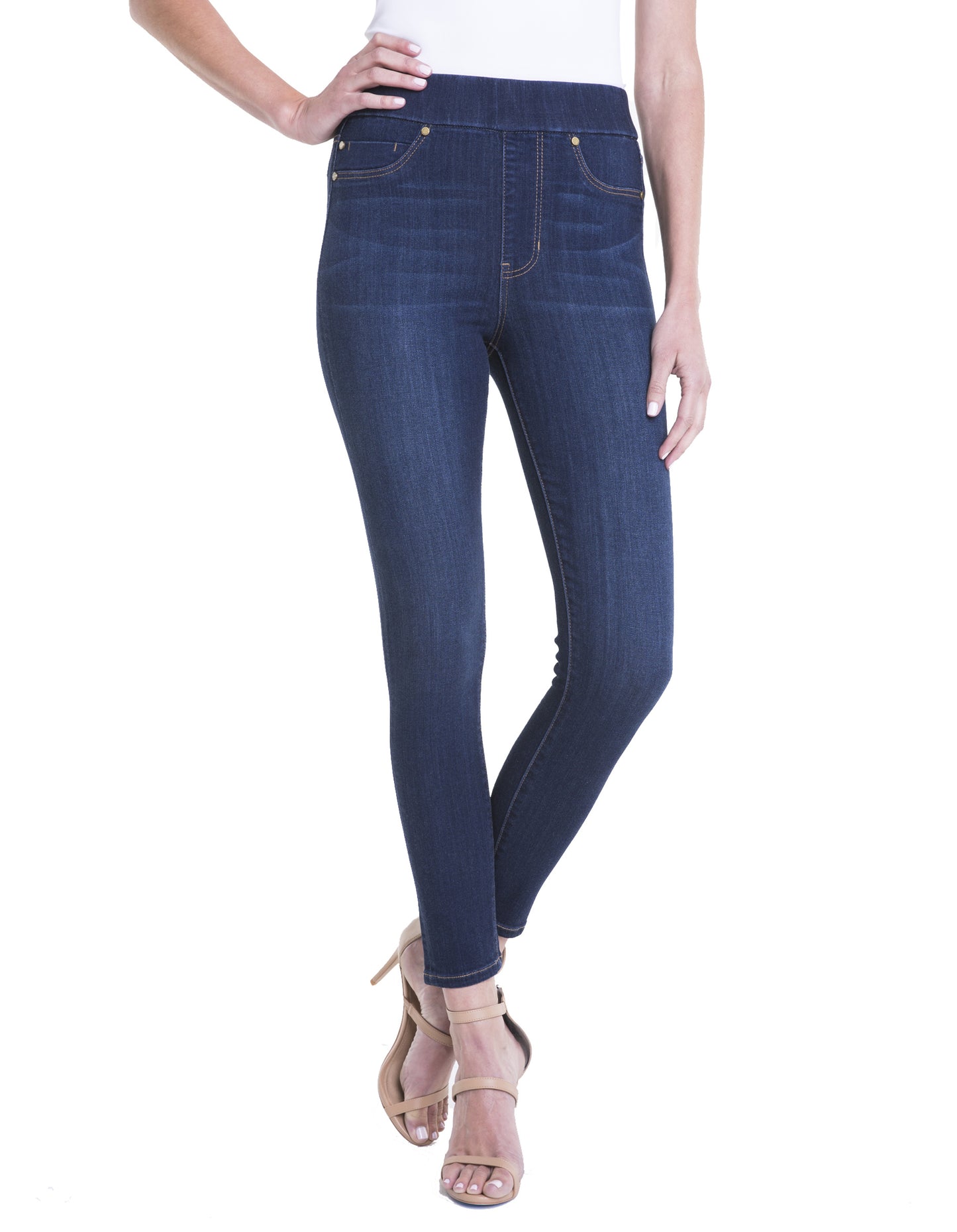 Farrah High Waist Pull-On Jeans